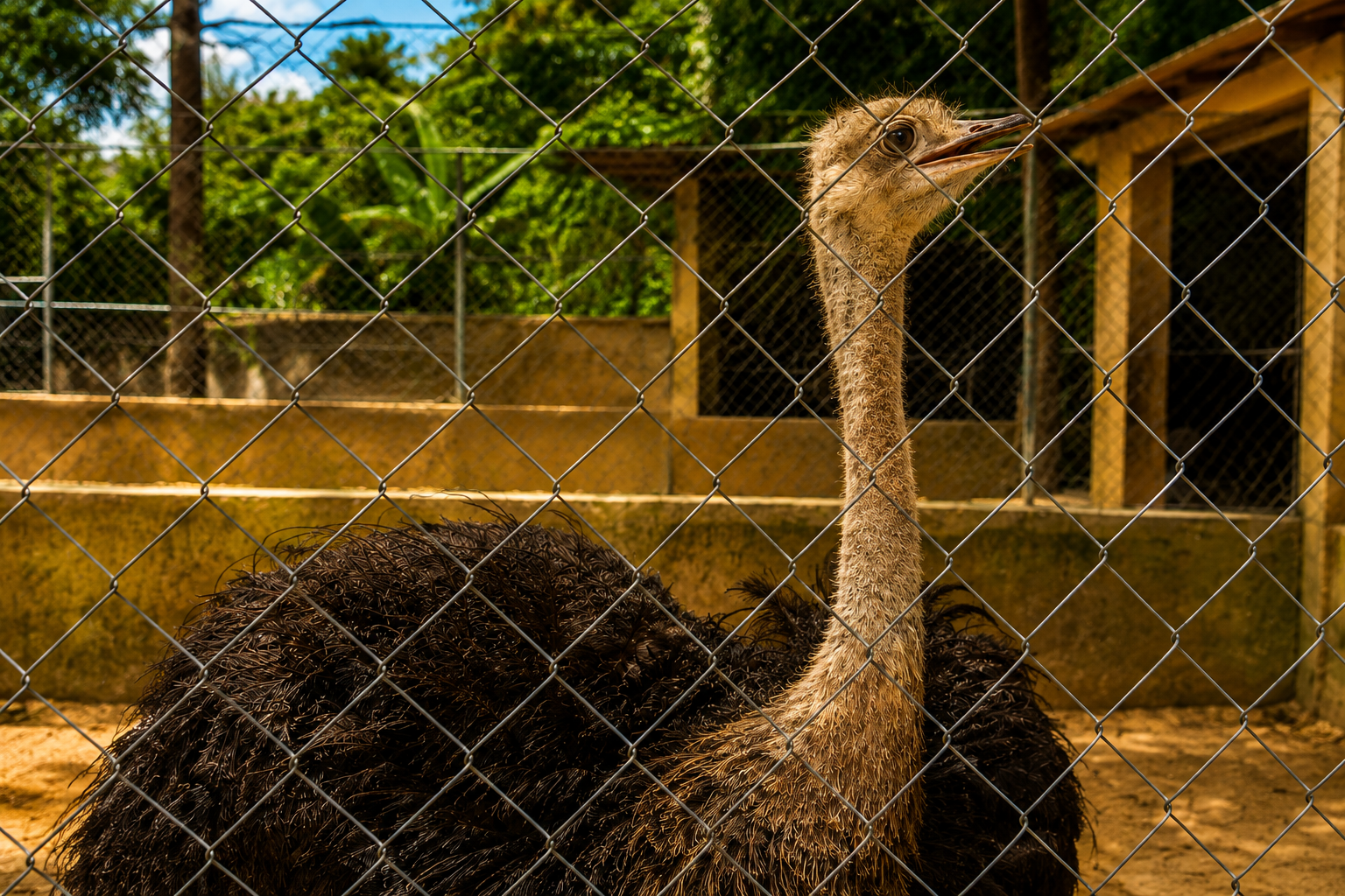 Ostrich at Ashabi Edu